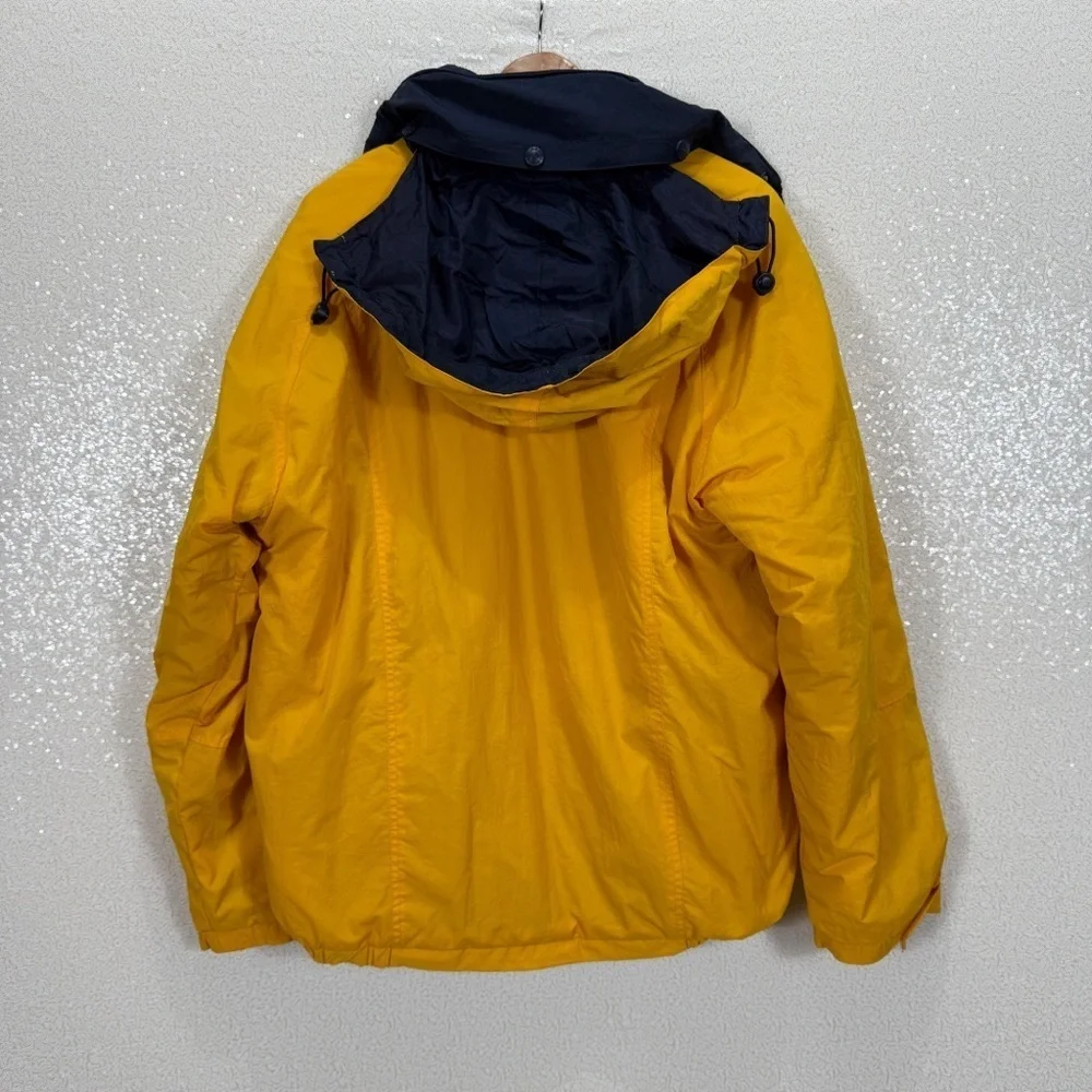 Vintage R&Y Sport Performance Jacket Men’s Medium Yellow Puffer Coat Hooded